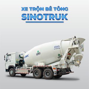 Xe Trộn Bê Tông SHINOTRUK - Bom Trộn Bê Tông CIMIC CABIN V7G