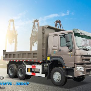 Xe tải Ben HOWO TMT 6×4 V7G HW76 380HP Thùng Vuông