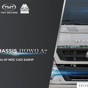 Xe Tải Howo Chassis 8x4 A7 Nóc Cao 340HP